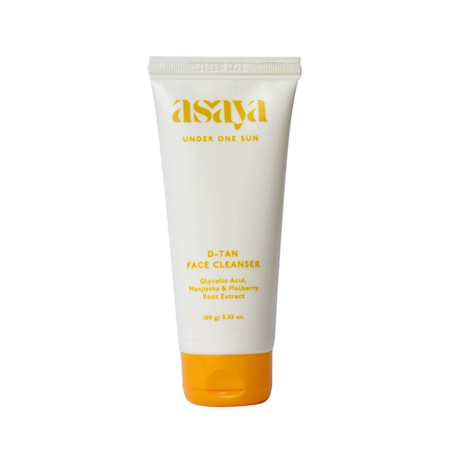 Asaya De Tan Skin Brightening Face Wash For Instant Tan Removal With Manjistha And Glycolic Acid