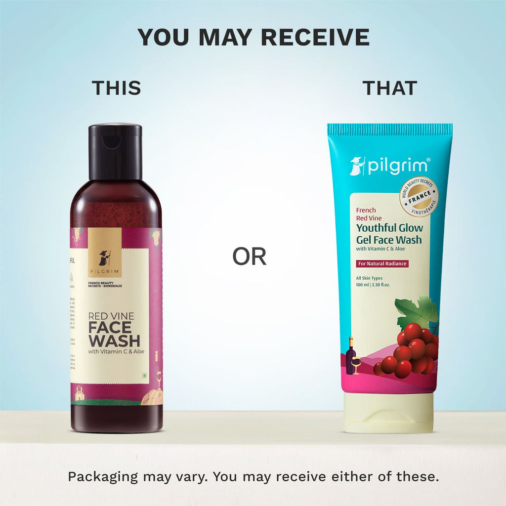 Pilgrim Red Vine Face Wash with Vitamin C & Aloe
