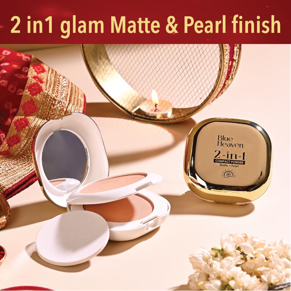 Blue Heaven 2-In-1 Matte + Pearl Compact Powder