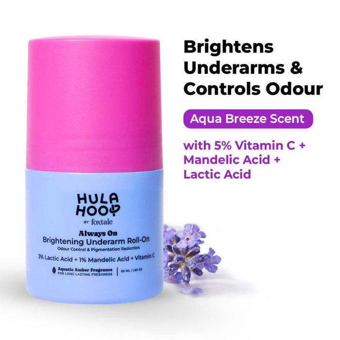 Foxtale Hula Hoop Always On Brightening Underarm Roll-On