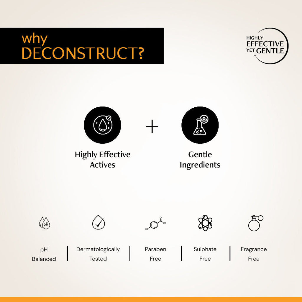 Deconstruct 10% Vitamin C Face Serum with 0.5% Ferulic Acid, for Glowing Skin, Beginner-friendly