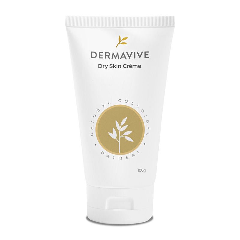 Dermavive Dry Skin Face Cream With Natural Colloidal Oatmeal, Jojoba Oil & Vitamin E
