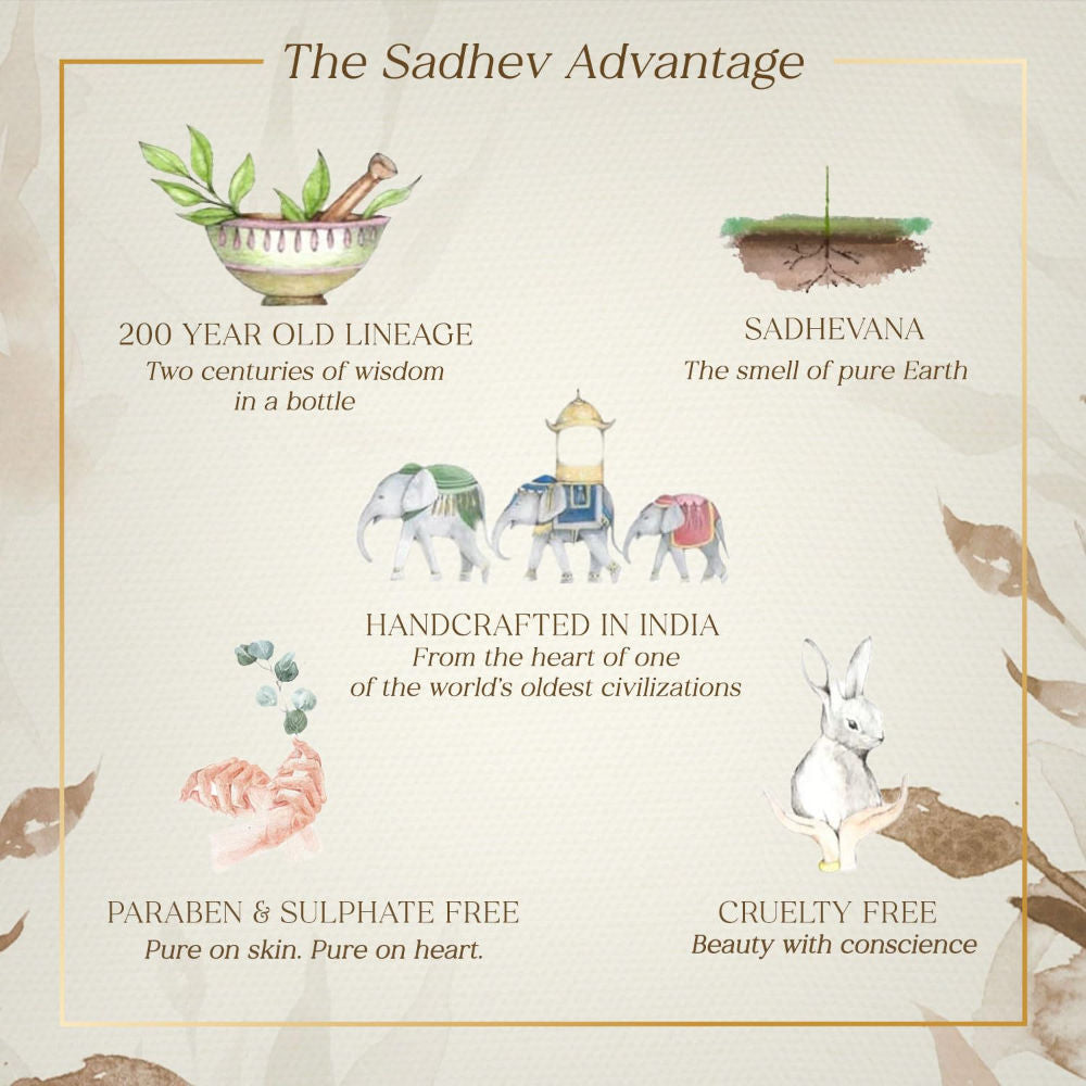 SADHEV Ayurvedic 24K Gold Radiance Cream with Tangerine