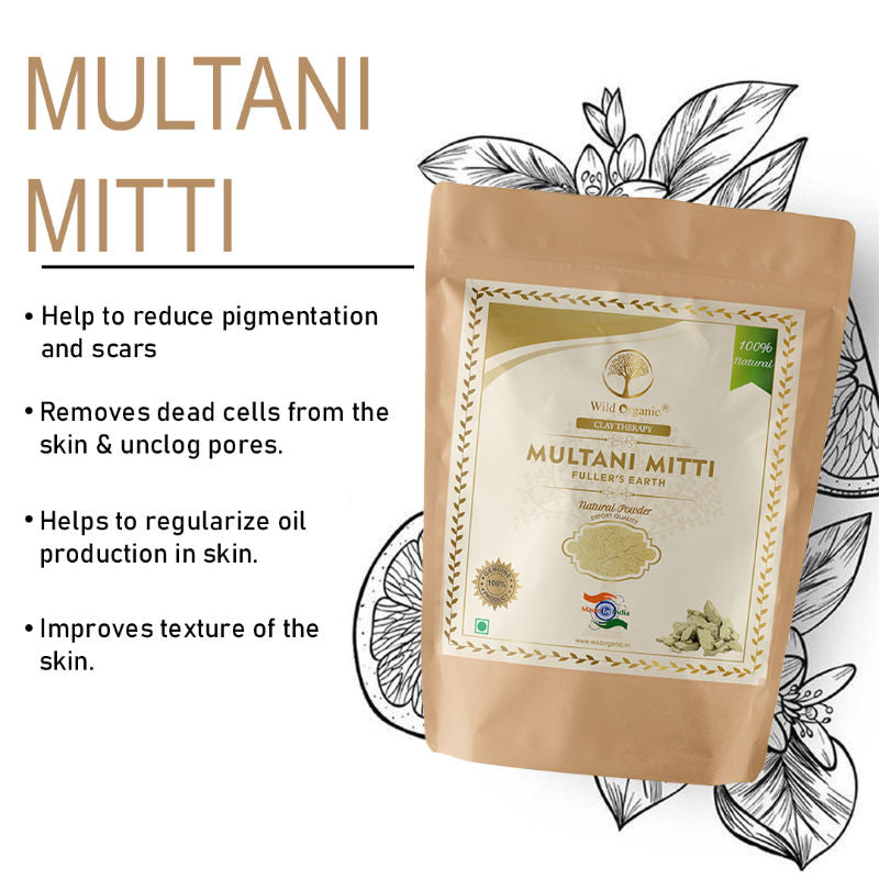 Wild Organic Multani Mitti Powder