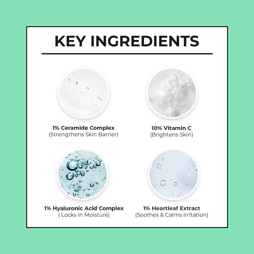 Dr. Sheth's Non-Irritating Ceramide & 10% Vitamin C Ampoule Serum For All Skin Types
