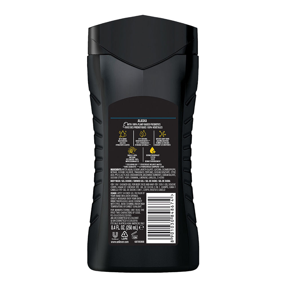 Axe Alaska 3 In 1 Body, Face & Hair Wash For Men