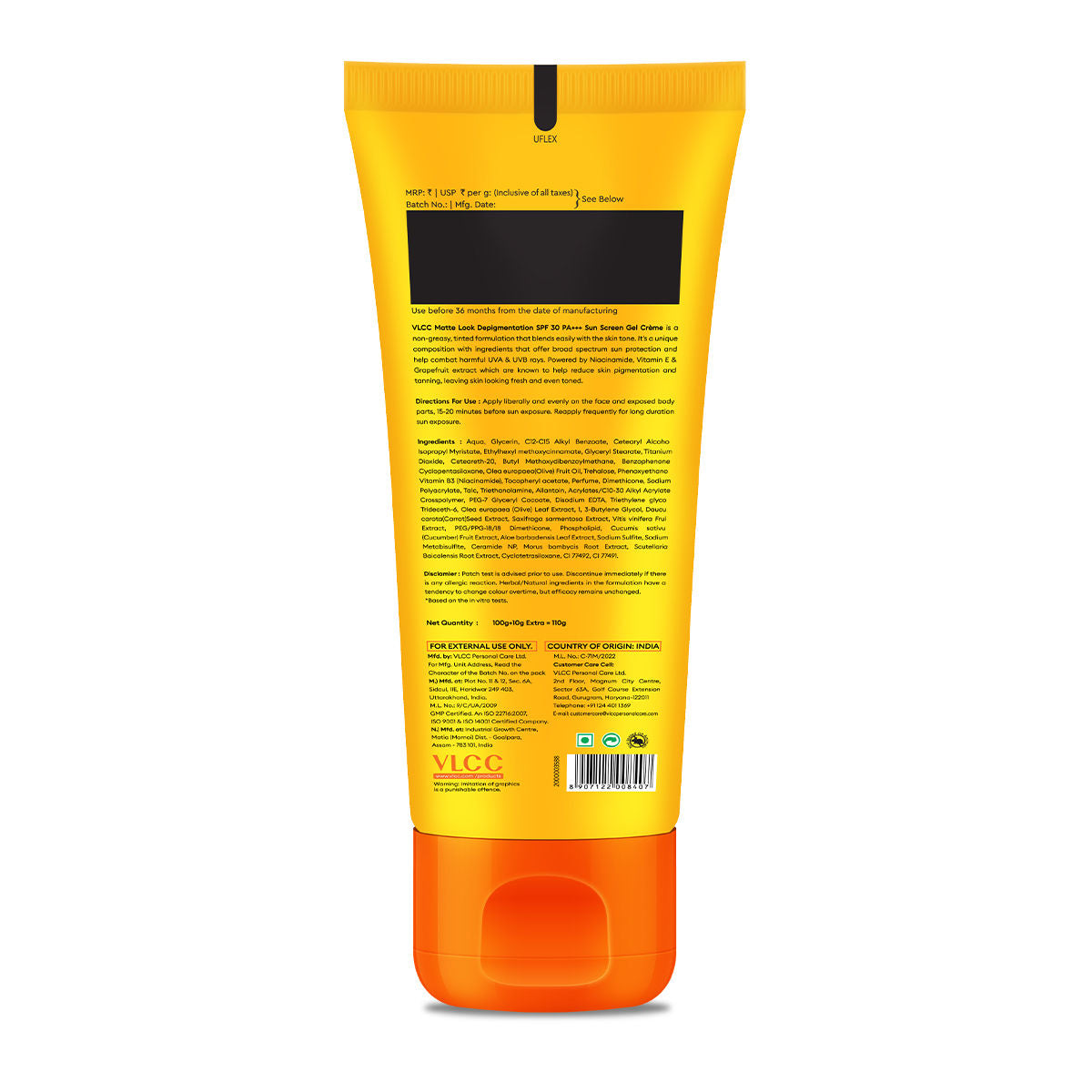 VLCC Matte Look SPF 30 Sun Screen Gel Creme