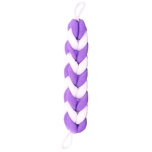 Bronson Professional Loofah Belt Back Scrubber For Bathing - Color & Design May Vary