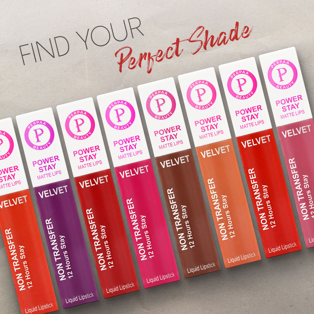 PERPAA Power Stay Waterproof Liquid Matte Lipstick