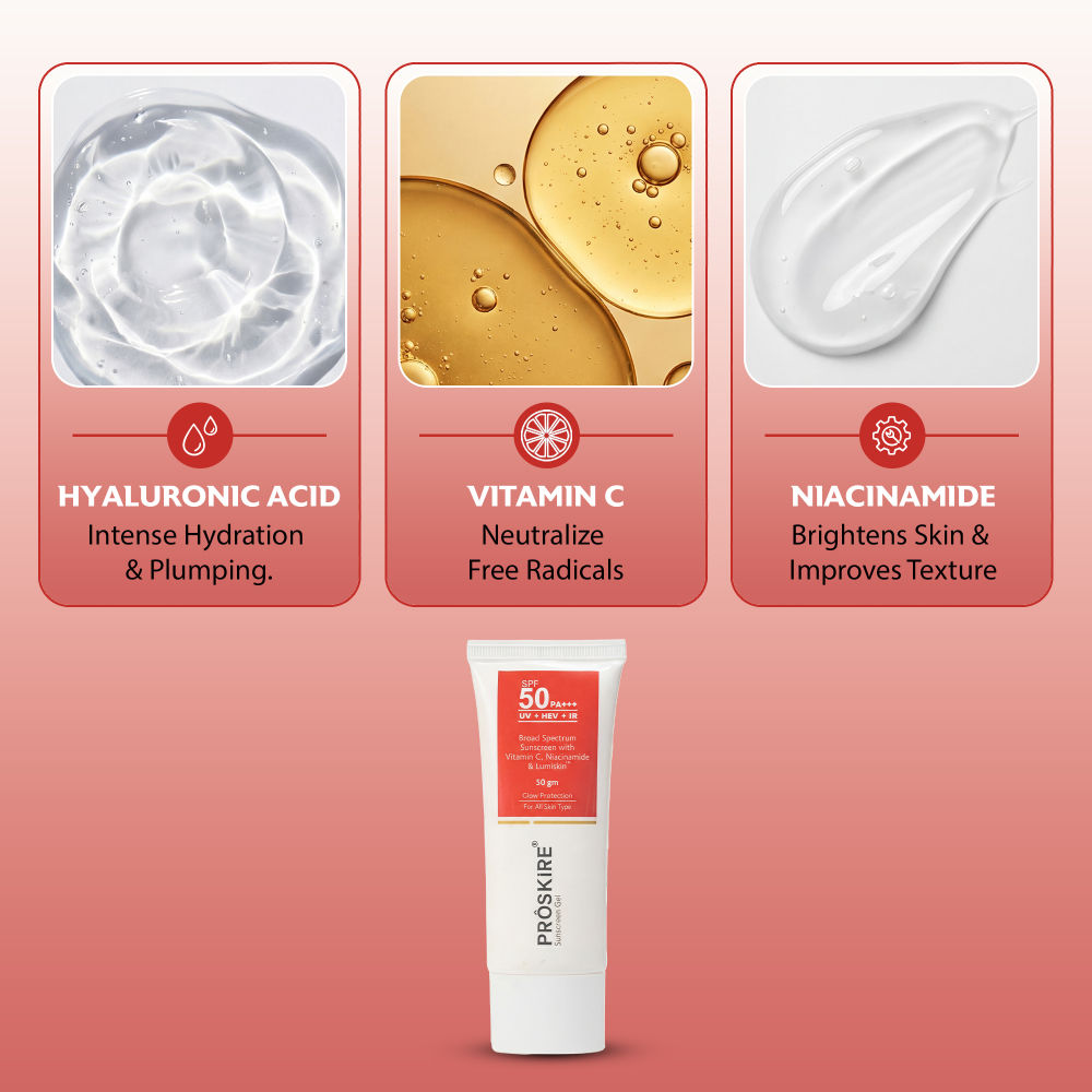 Proskire Broad Spectrum Sunscreen With SPF 50 PA+++