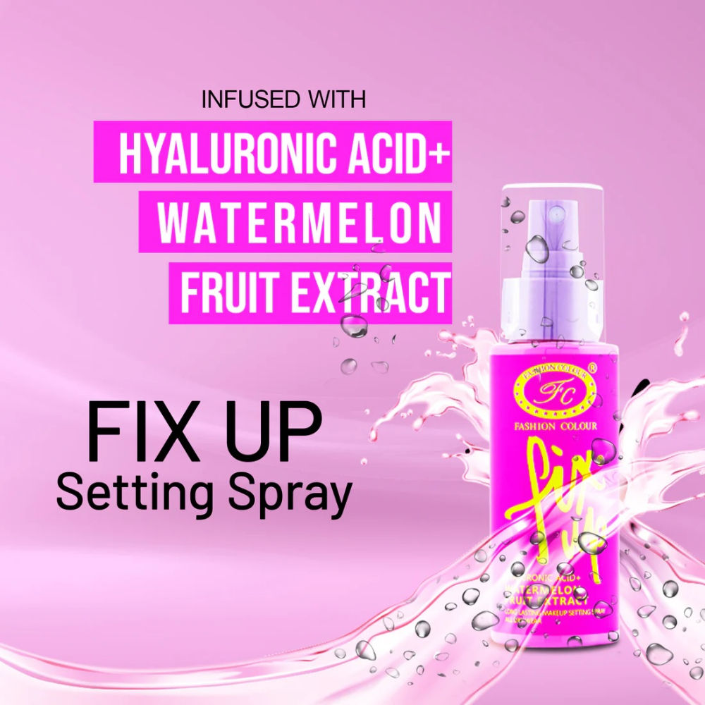 Fashion Colour Fix Up Setting Spray with Hyaluronic Acid + Watermelon Extract