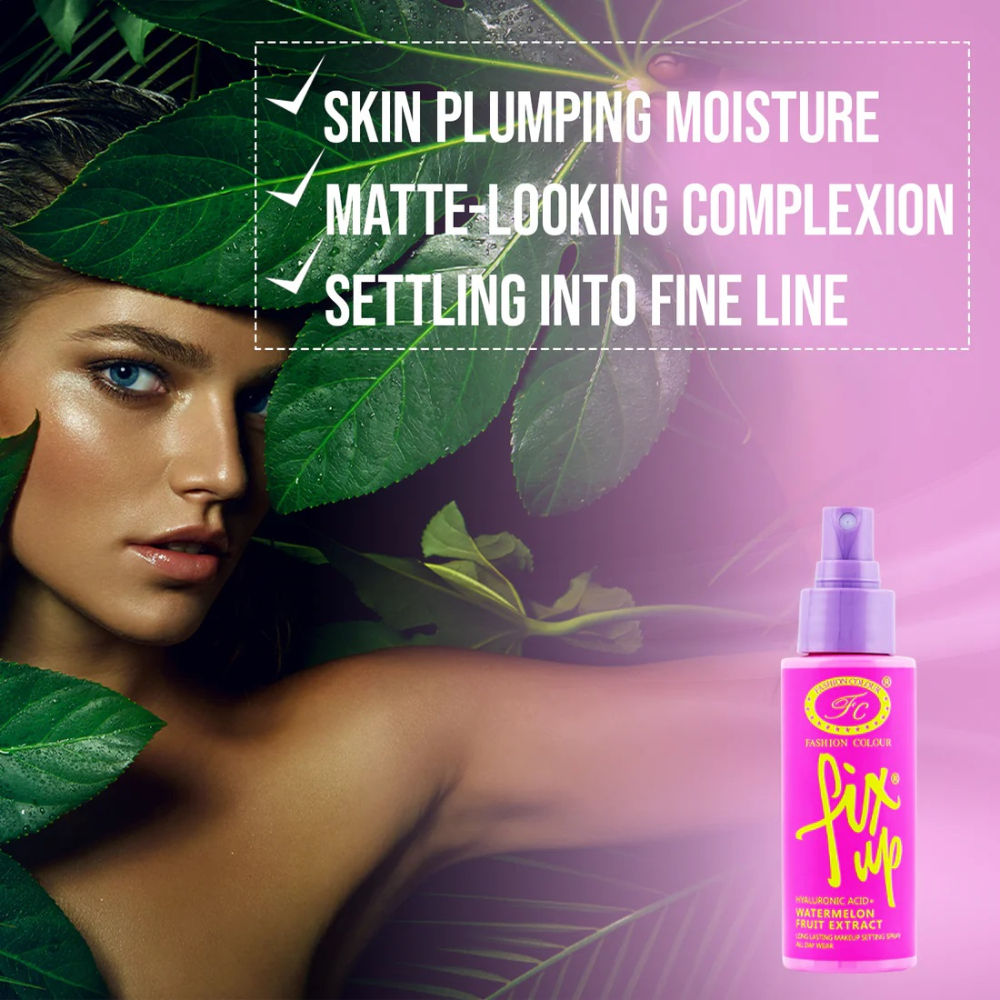 Fashion Colour Fix Up Setting Spray with Hyaluronic Acid + Watermelon Extract