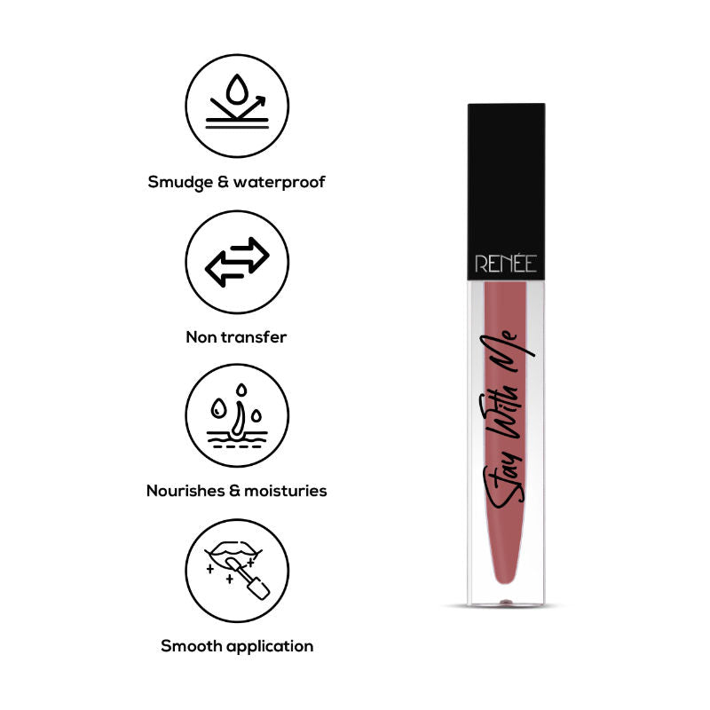Renee Cosmetics Stay With Me Matte Lip Color