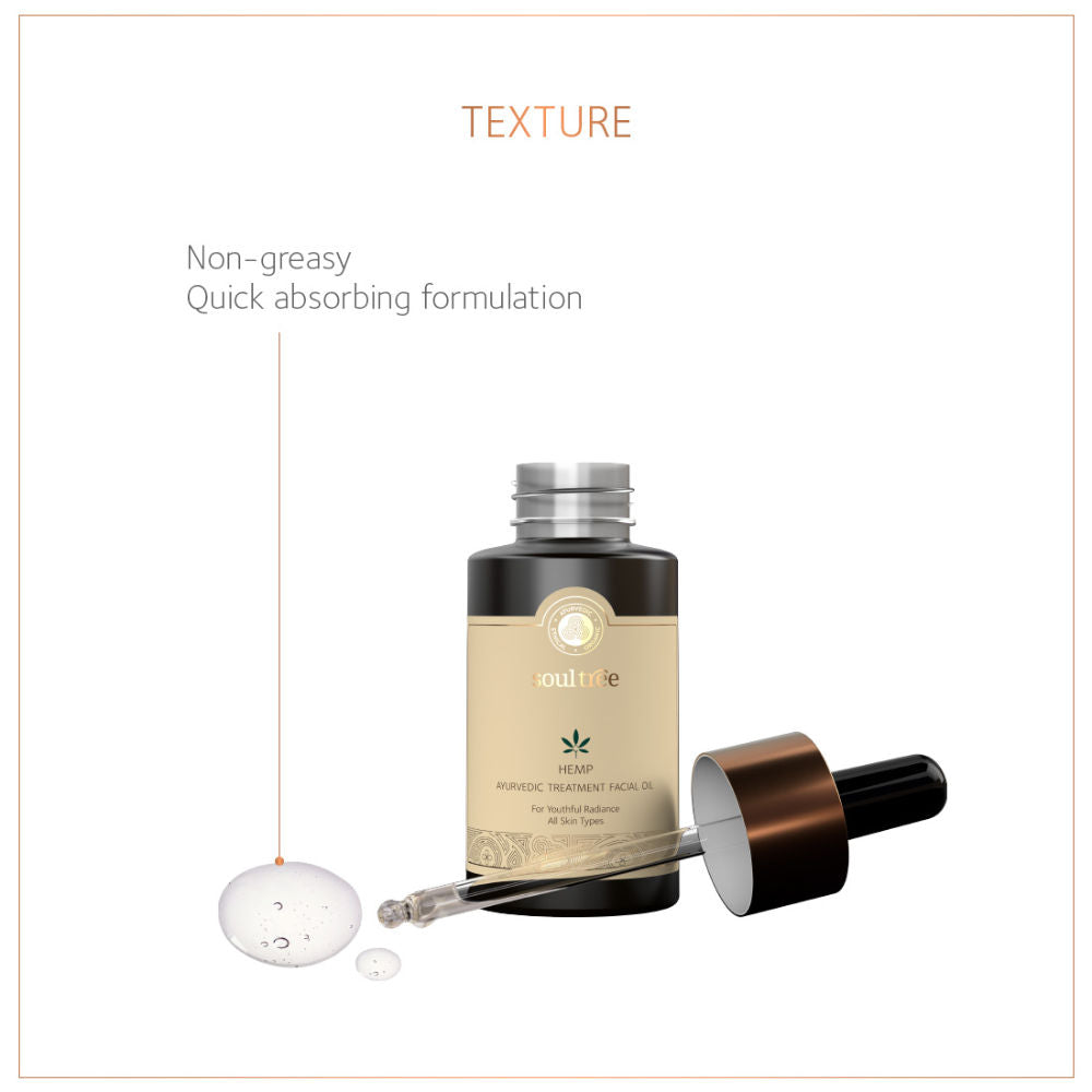SoulTree Hemp Ayurvedic Treatment Facial Oil