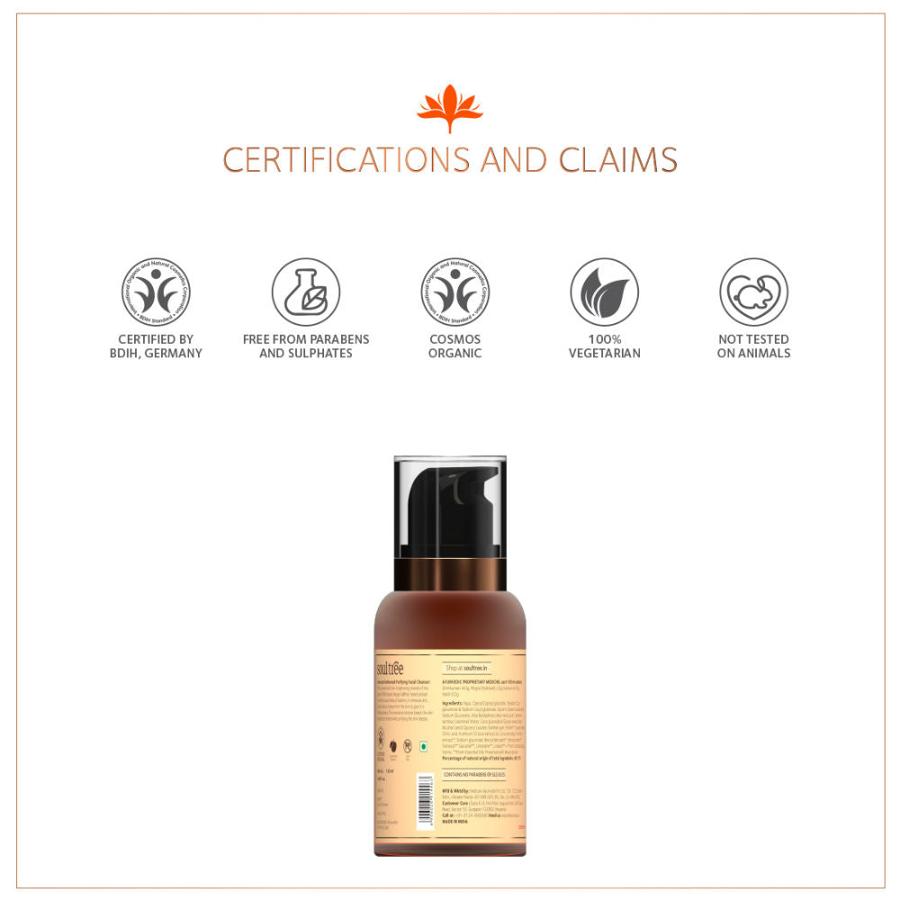 SoulTree Advanced Kumkumadi Purifying Facial Cleanser