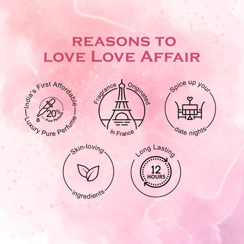 La Pink Love Affair French Luxury Pure Perfume For Women