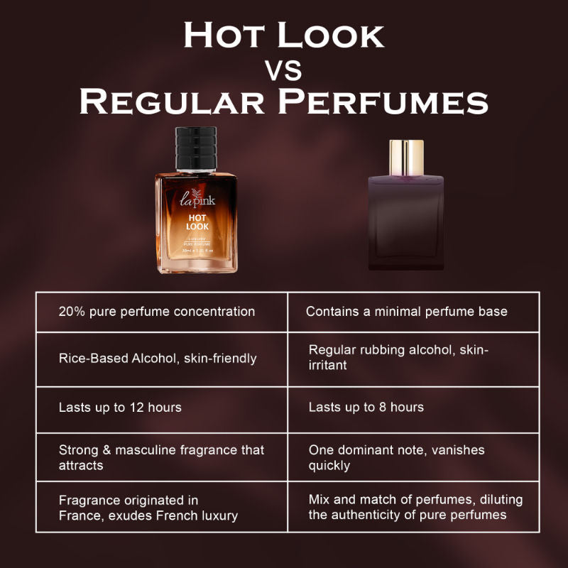 La Pink Hot Look French Luxury Pure Perfume For Men
