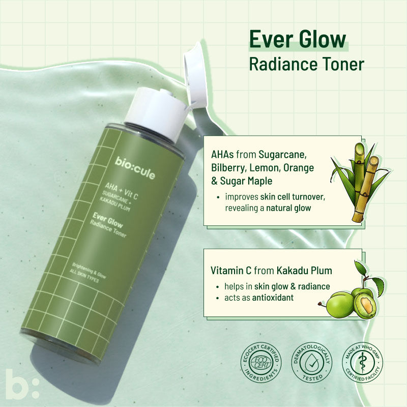 Biocule Ever Glow Radiance Vitamin C Face Toner For Glowing Skin