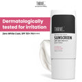 Thriveco Broad Spectrum Sunscreen For All Skin Types, SPF 50+ PA ++++, No Whitecast, Dewy Finish