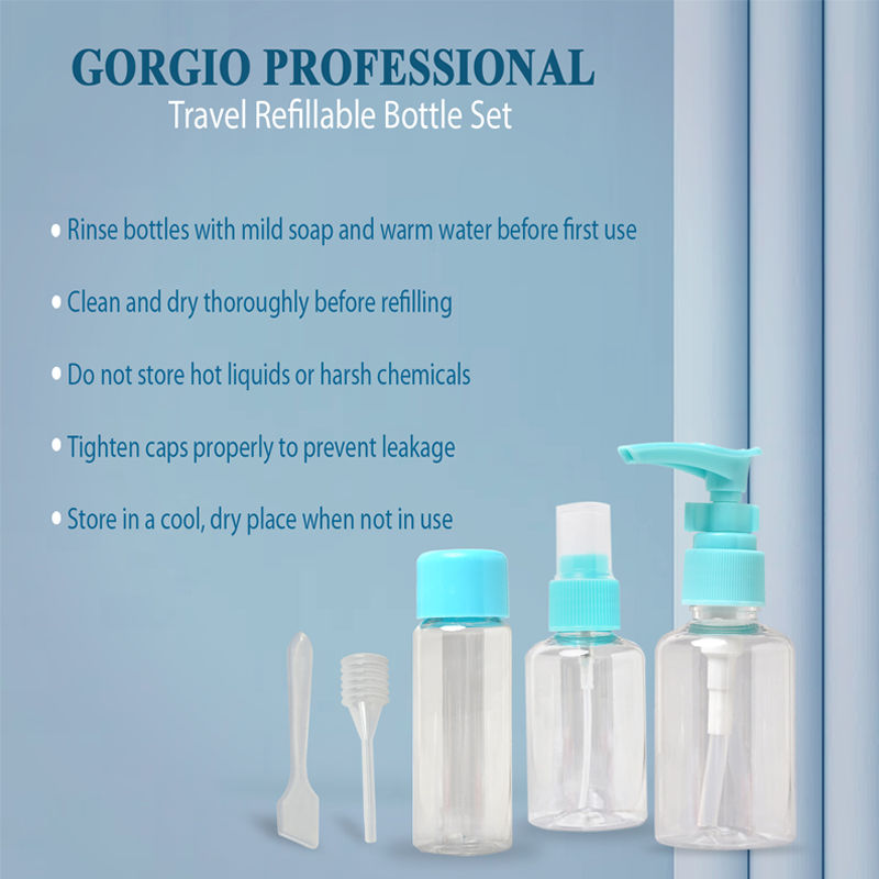 Gorgio Professional Bottle Set GBS 0105 (Colour /Shape May Vary)
