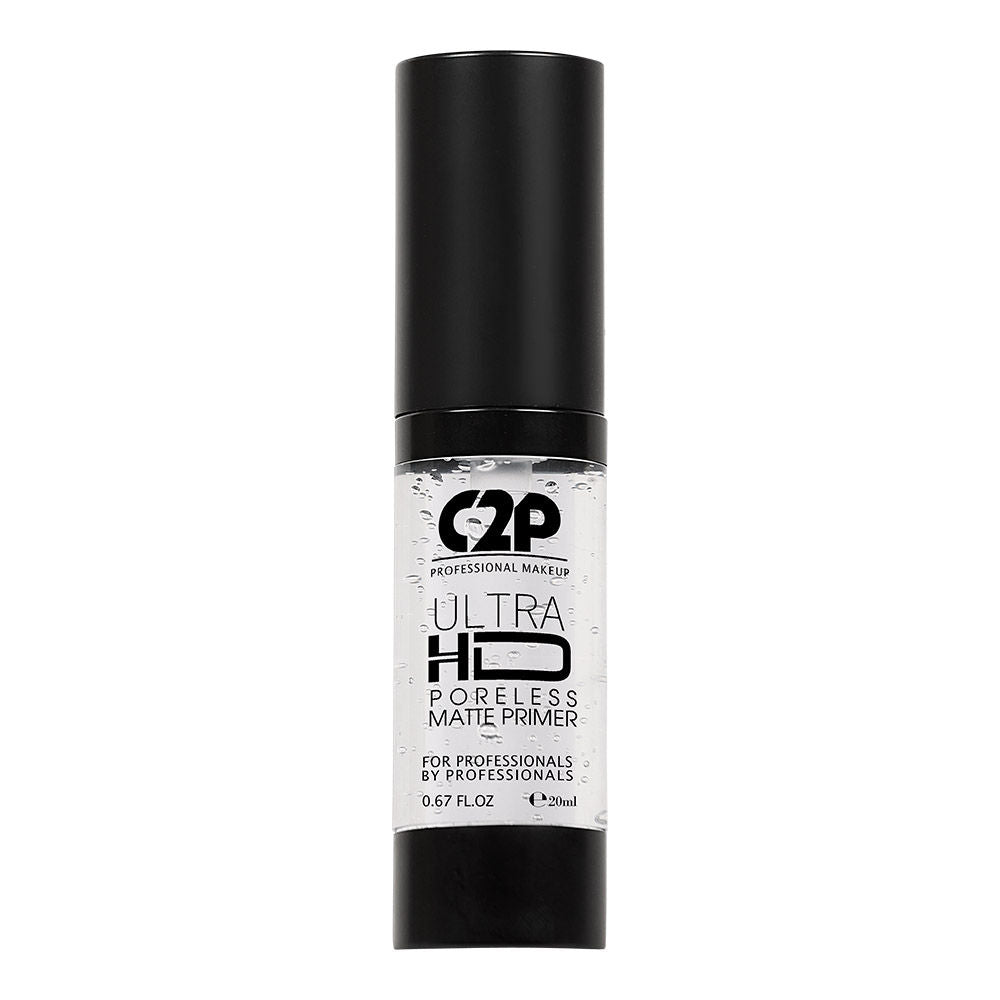 C2P Pro Ultra HD Poreless Peach Matte Highlighting Pre Base Primer Absorbs Oil and Hydrates Skin