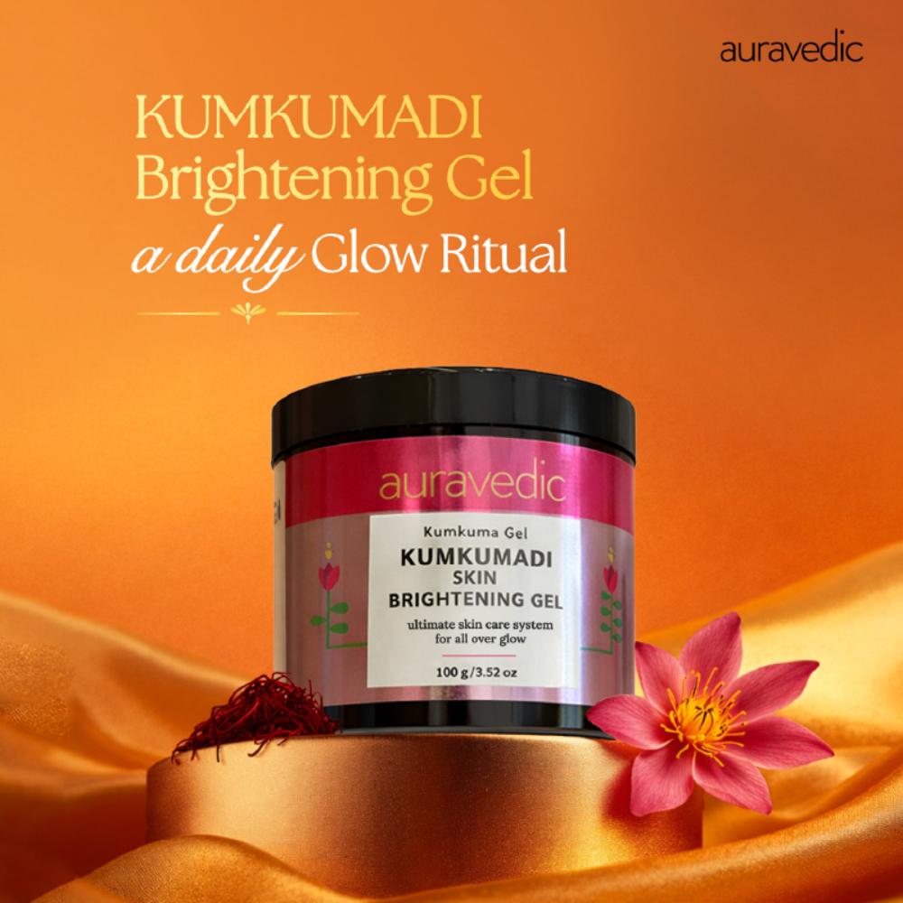 Auravedic Kumkumadi Gel Kumkumadi Tailam Kumkumadi Oil Skin Brightening Gel For Pigmentation