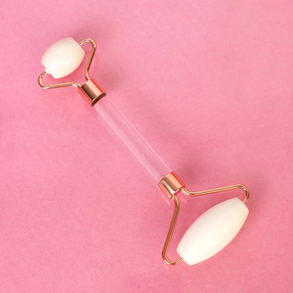 Kazarmaa White Jade Face Massager Roller