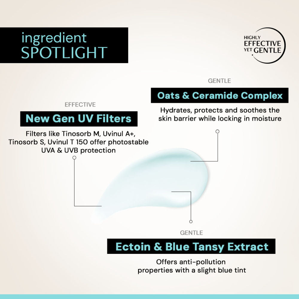 Deconstruct Oats & Ceramide Gel Sunscreen In Vivo Tested SPF 50 PA+++