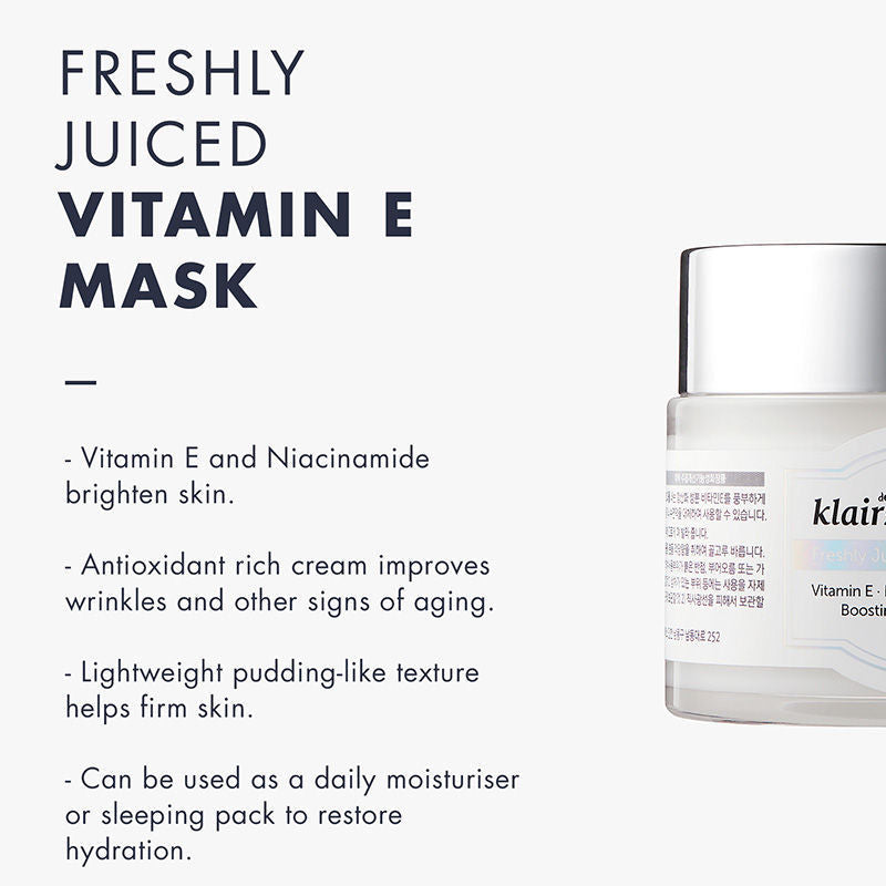 Klairs Freshly Juiced Vitamin E Mask