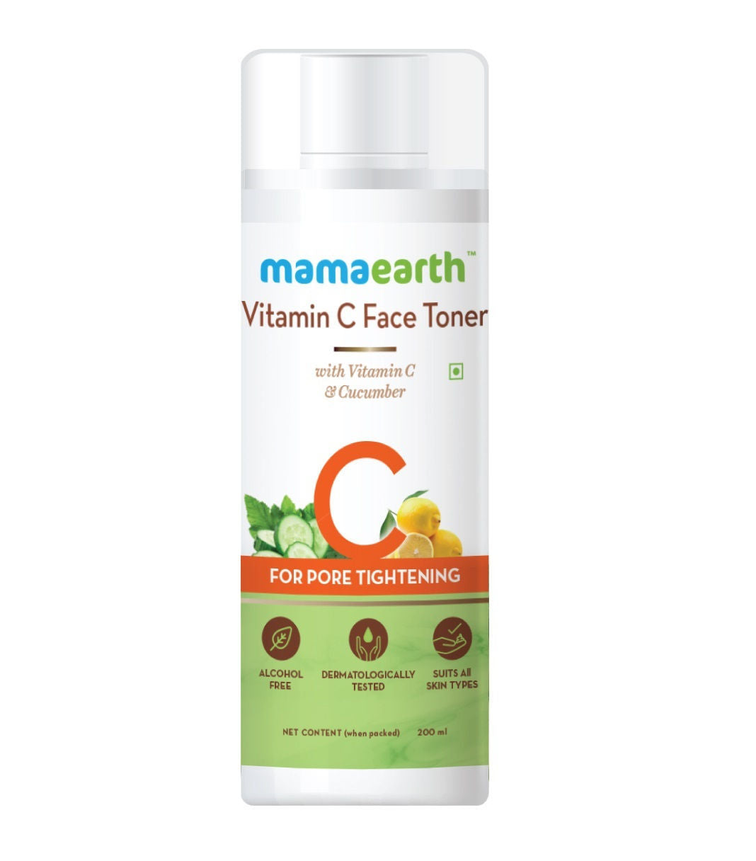 Mamaearth Vitamin C Face Toner with Witch Hazel for Pore Tightening and All Skin Types