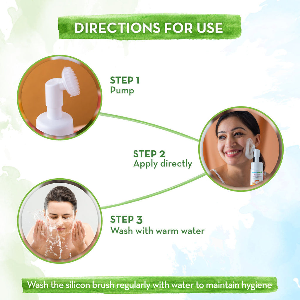 Mamaearth Vitamin C Foaming Face Wash with Vitamin C & Turmeric