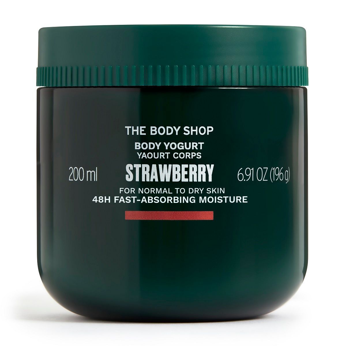 The Body Shop Strawberry Body Yogurt, 48-Hour Hydration, Strawberry Oil & Shea Butter