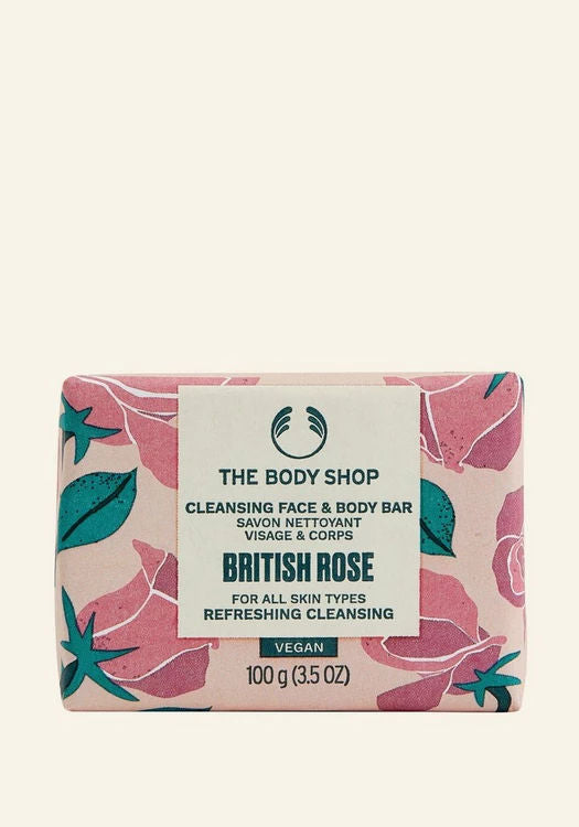 The Body Shop British Rose Exfoliating Soap