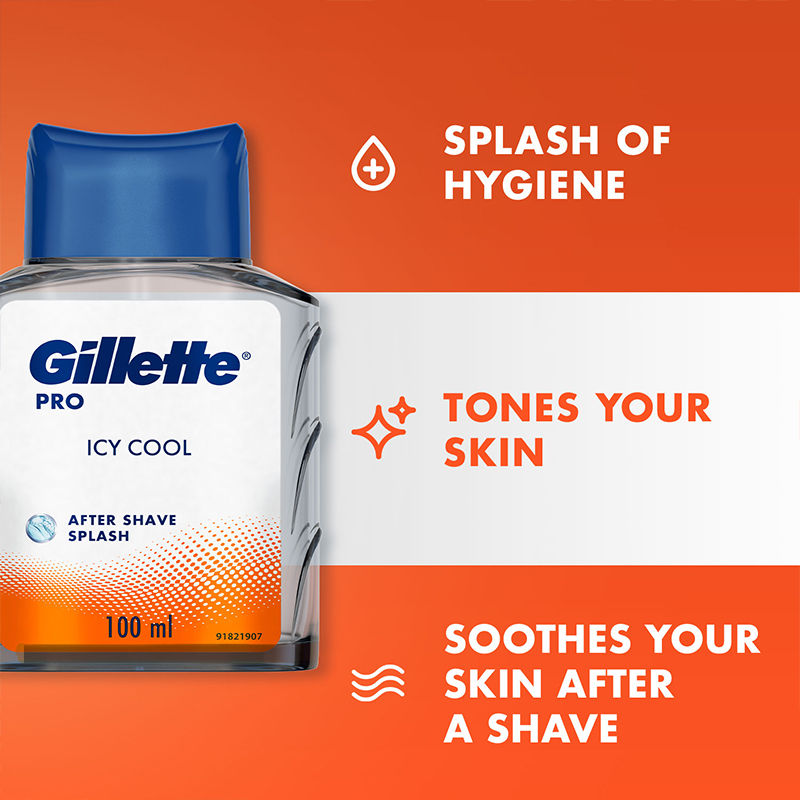 Gillette Pro After Shave Splash Icy Cool