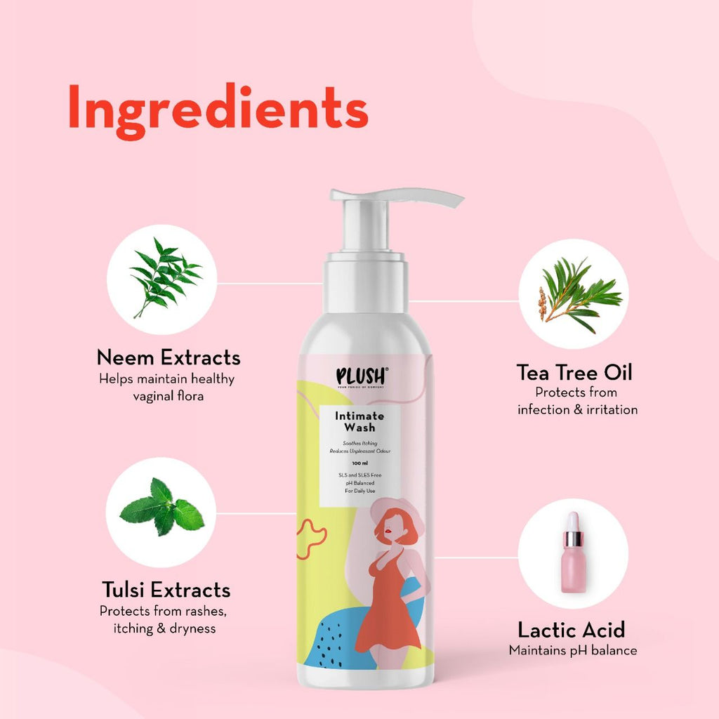 Plush All Natural Intimate Wash for Women