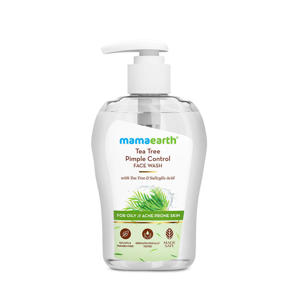 Mamaearth Face Wash With Tea Tree Oil And Neem Extract For Acne &pimples