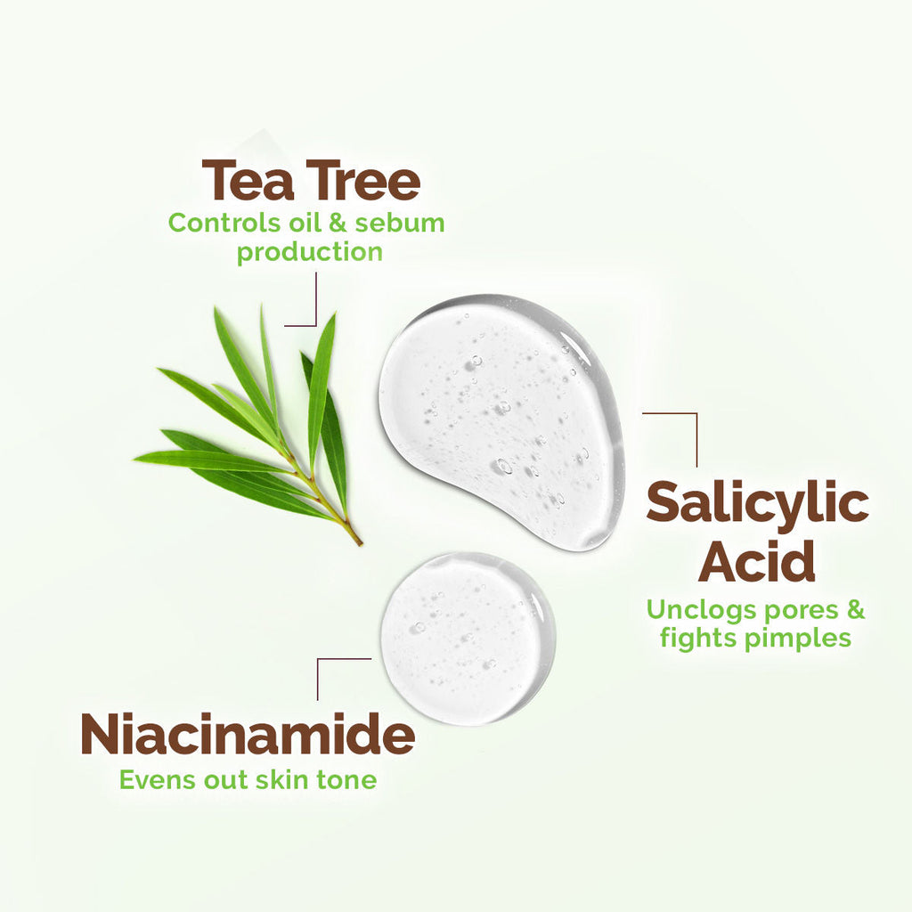 Mamaearth Face Wash With Tea Tree Oil And Neem Extract For Acne &pimples