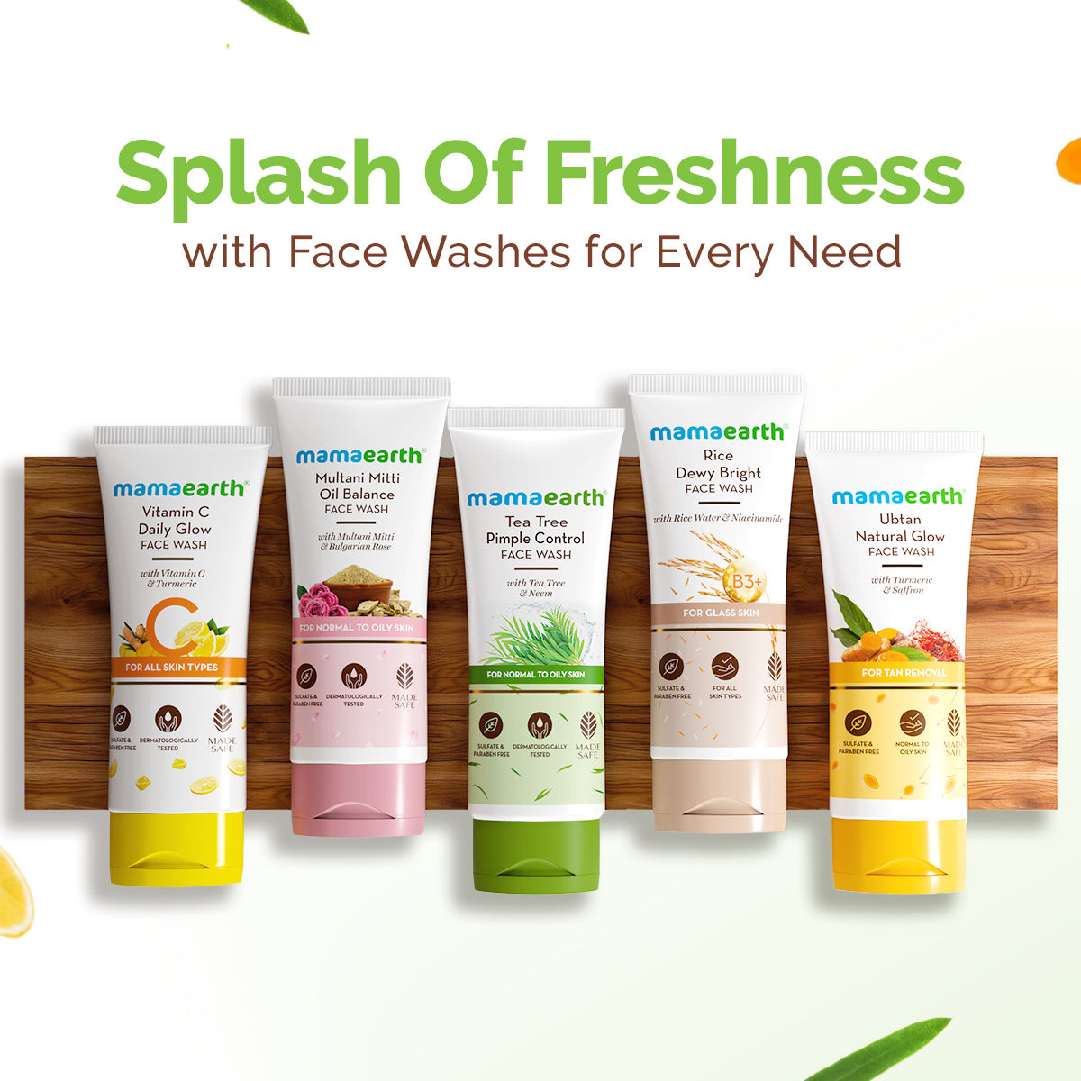 Mamaearth Face Wash With Tea Tree Oil And Neem Extract For Acne &pimples