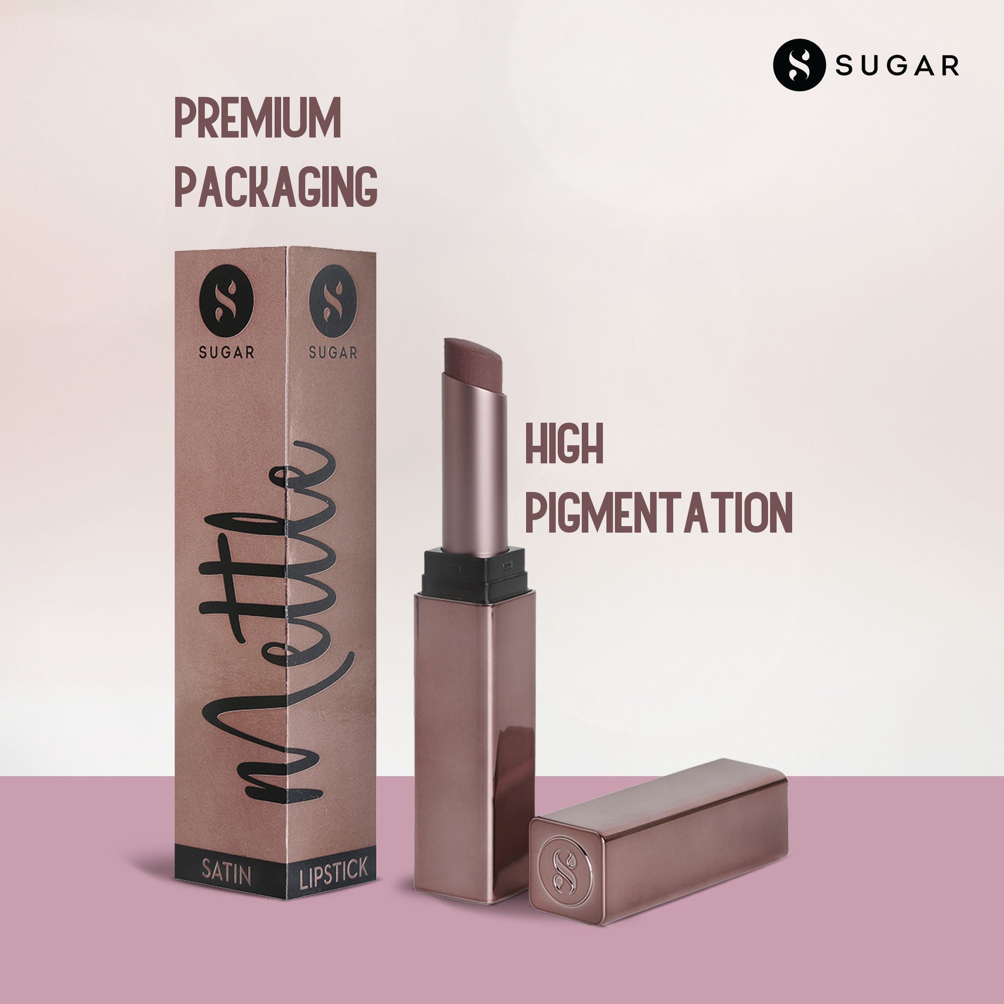 SUGAR Mettle Satin Lipstick