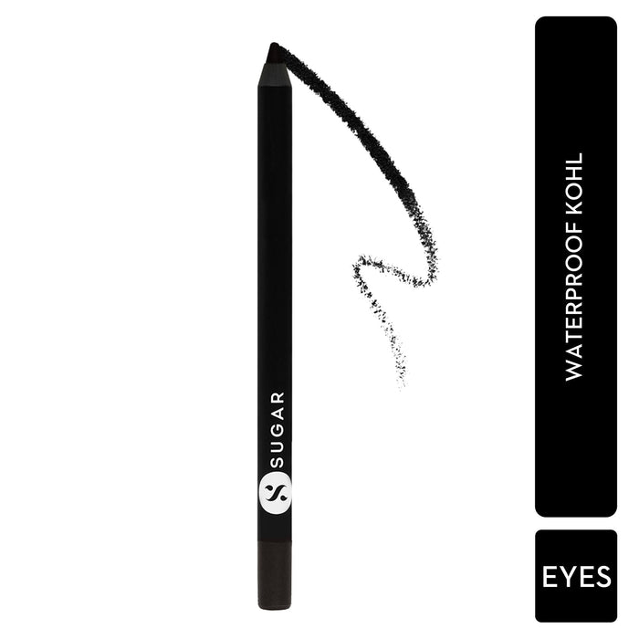 SUGAR Stroke Of Genius Heavy Duty Kohl With Free Sharpener - 01 Back To Black