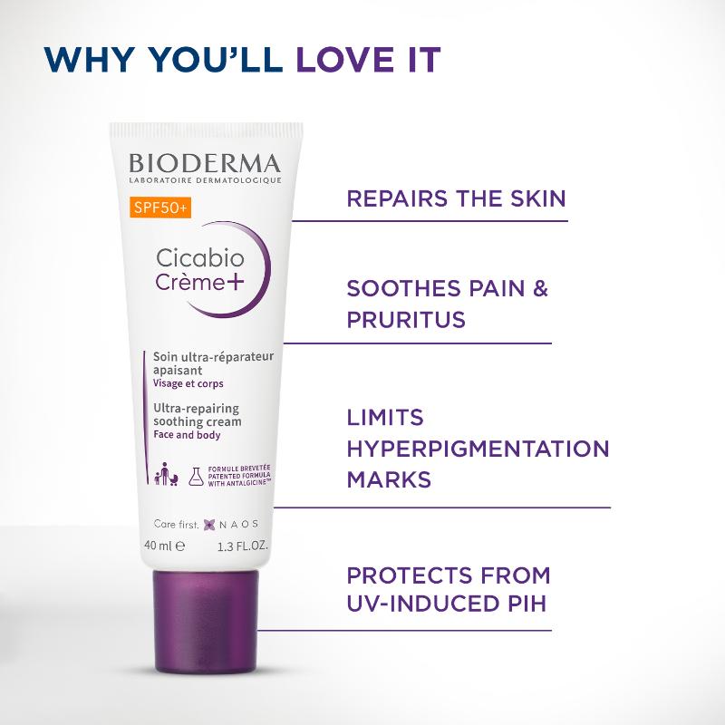 Bioderma Cicabio SPF 50+ Repairing Cream