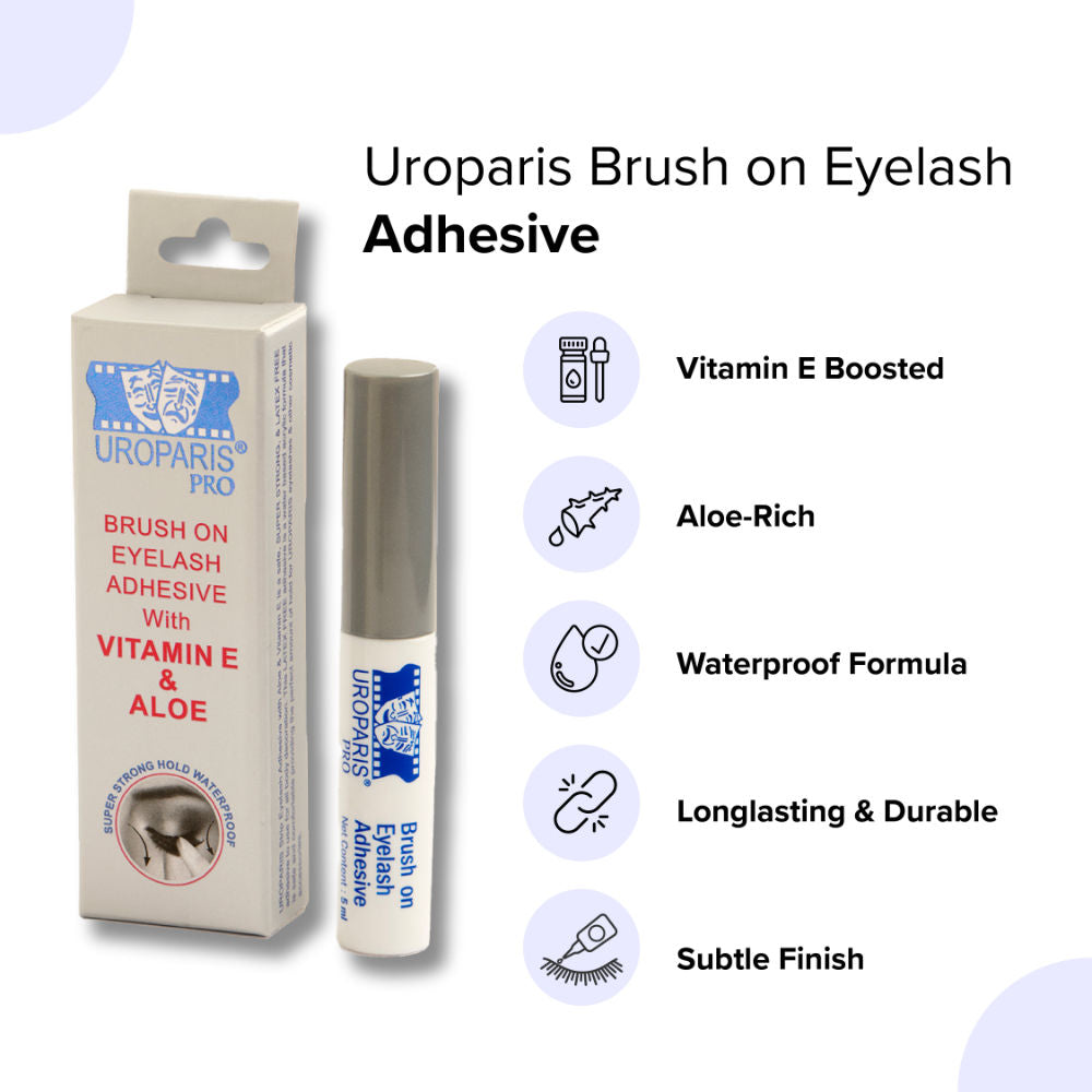 Uroparis Pro Eyelash Adhesive Vitamin E & Aloe -Transparent