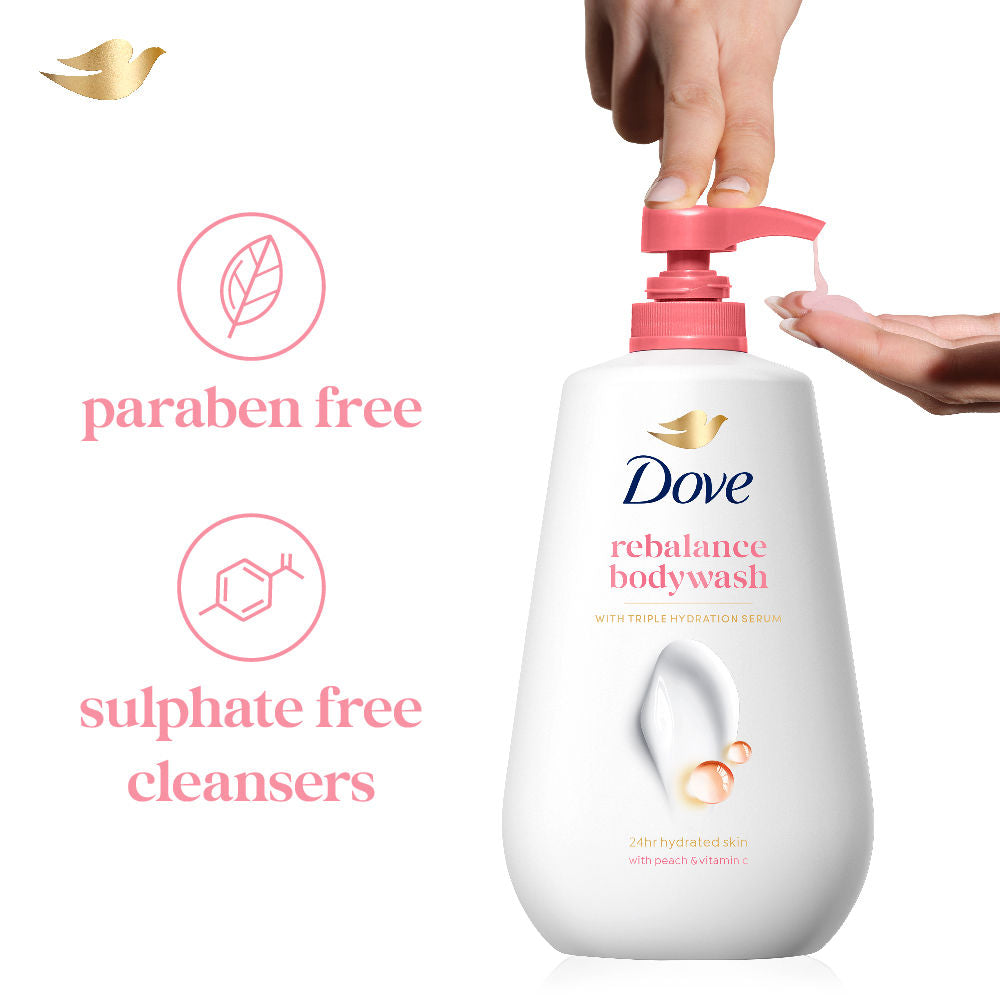 Dove Revitalizing Body Wash With Scented Peach And Vitamin C