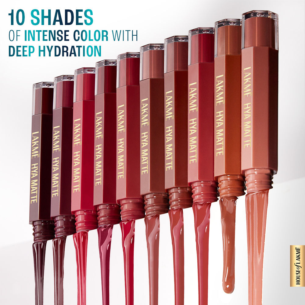 Lakme 9to5 Hya Matte Liquid Lipstick + Hyaluronic Acid