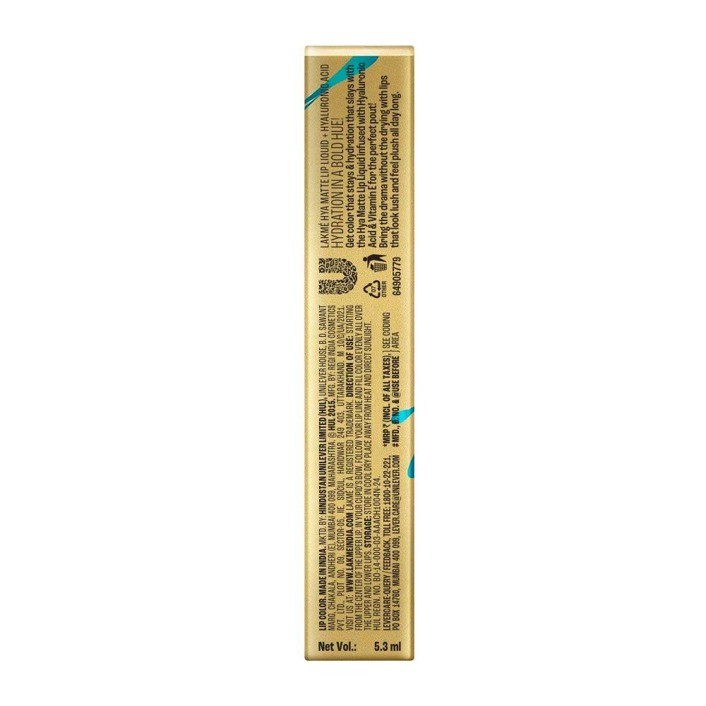 Lakme 9to5 Hya Matte Liquid Lipstick + Hyaluronic Acid