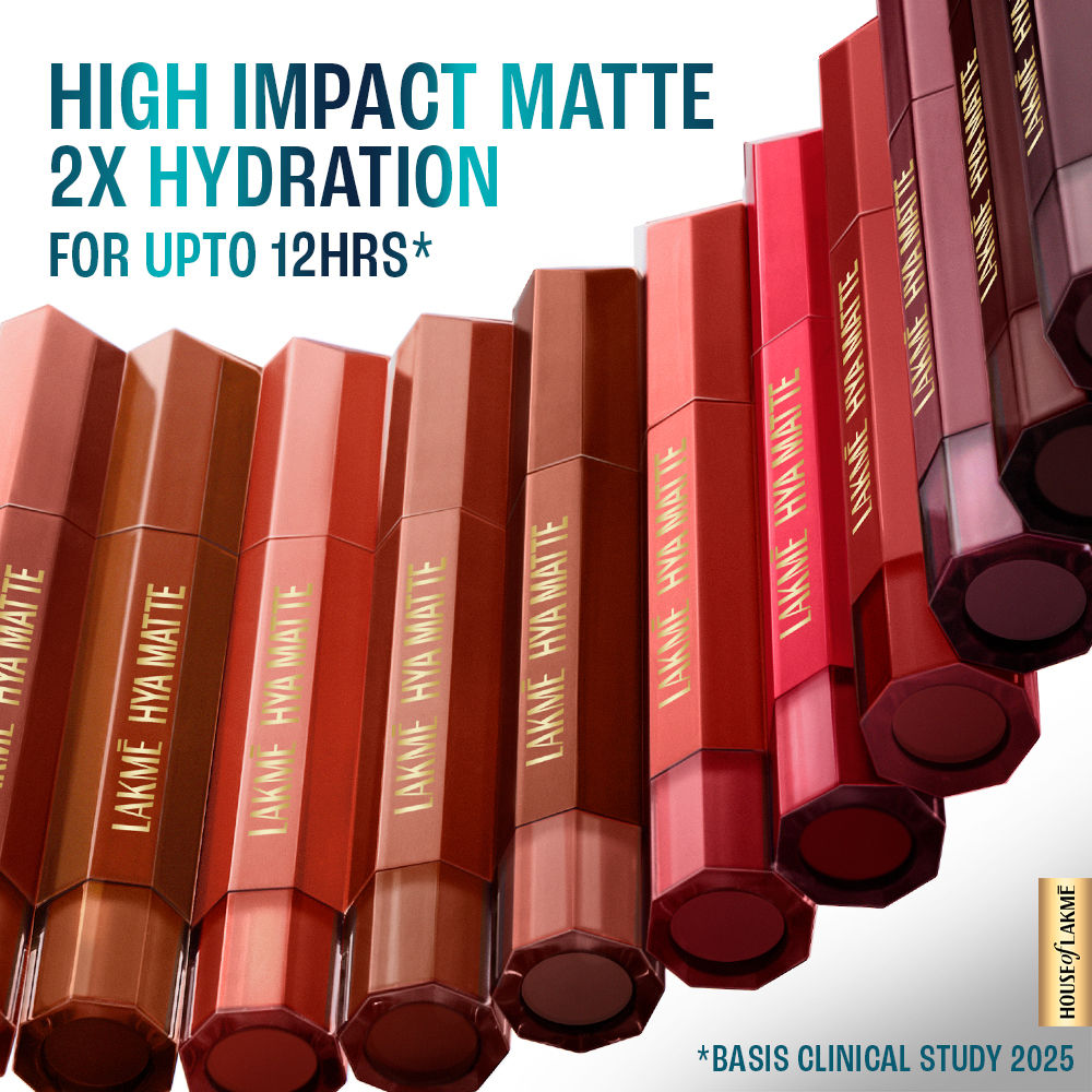 Lakme 9to5 Hya Matte Liquid Lipstick + Hyaluronic Acid