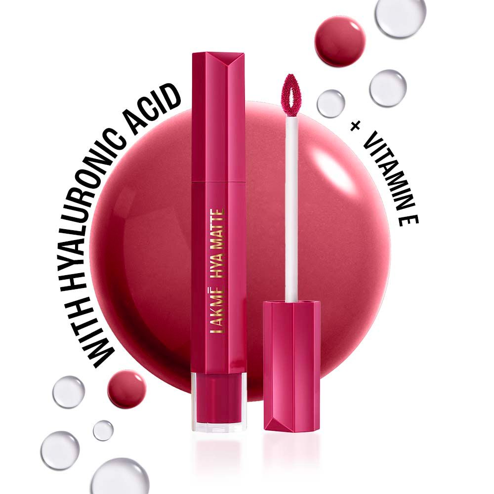 Lakme 9to5 Hya Matte Liquid Lipstick + Hyaluronic Acid
