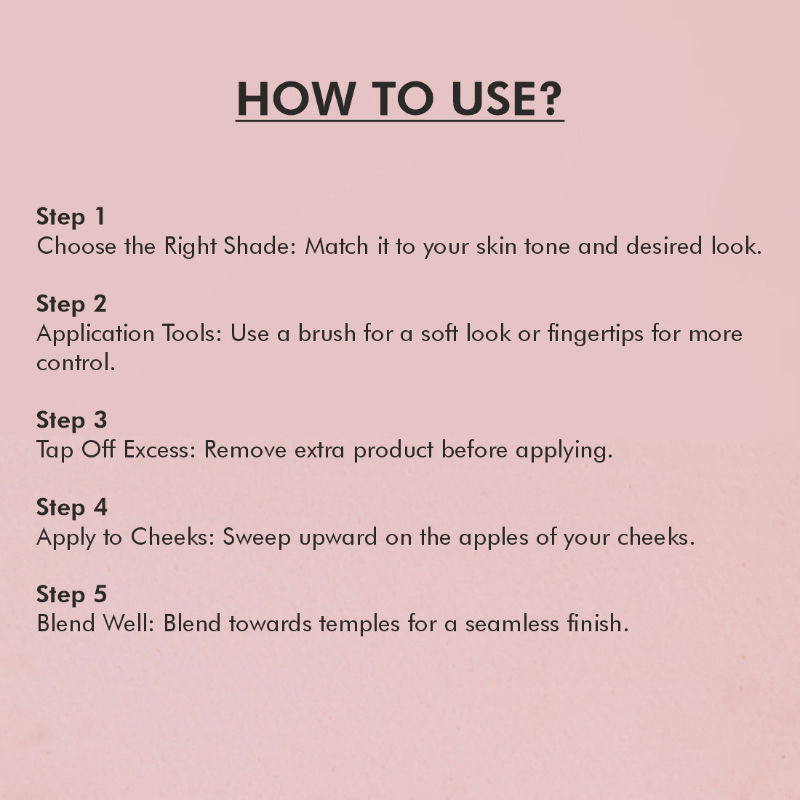 Matt look Feel The Blush Baked Blush Trio Palette