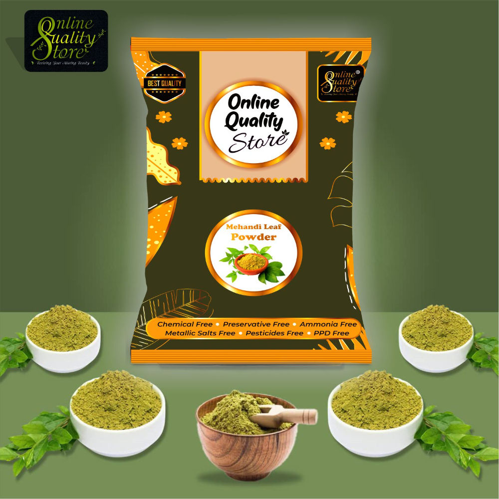 Online Quality Store Mehandi Powder Pure & Natural For Hair