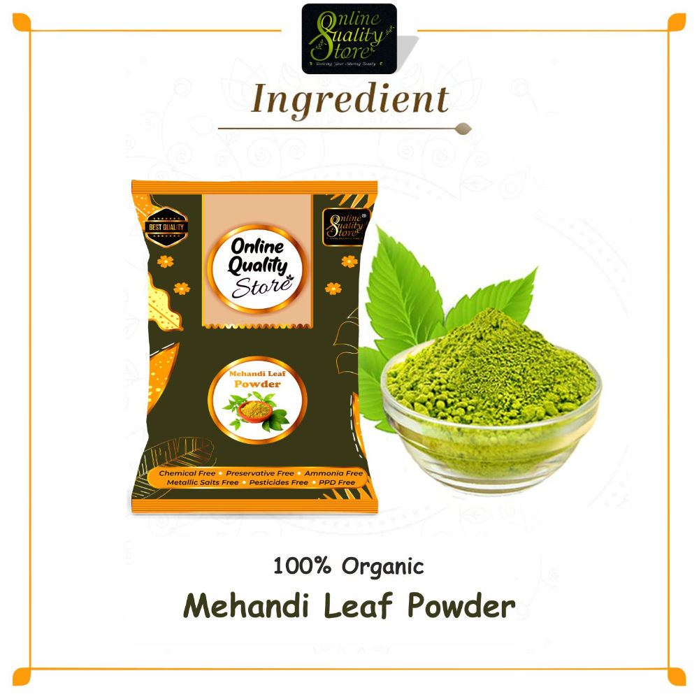Online Quality Store Mehandi Powder Pure & Natural For Hair